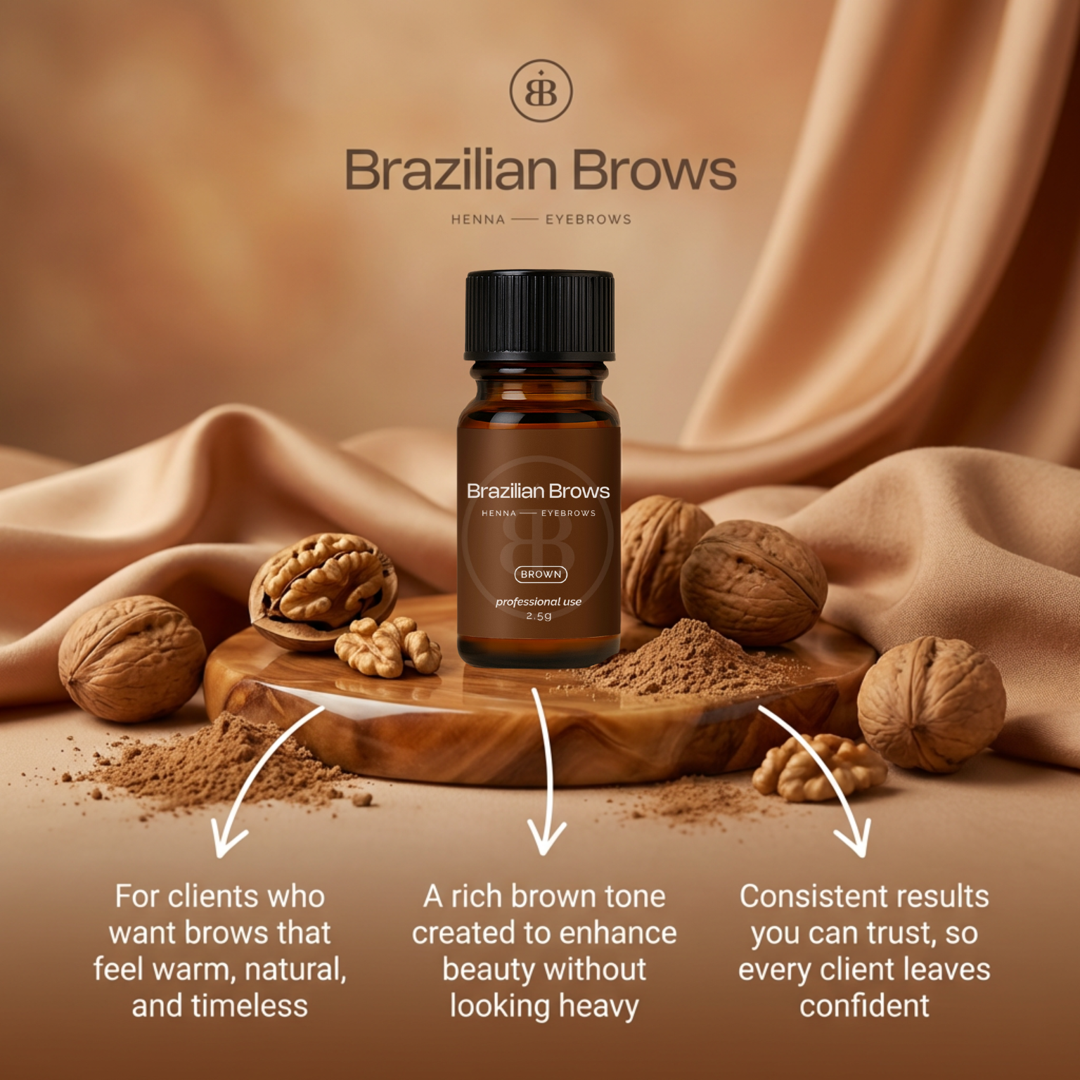 Ögonbrynshenna – brun