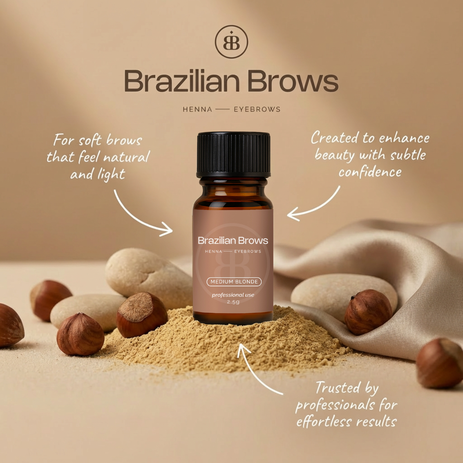 Ögonbrynshenna – mellanblond