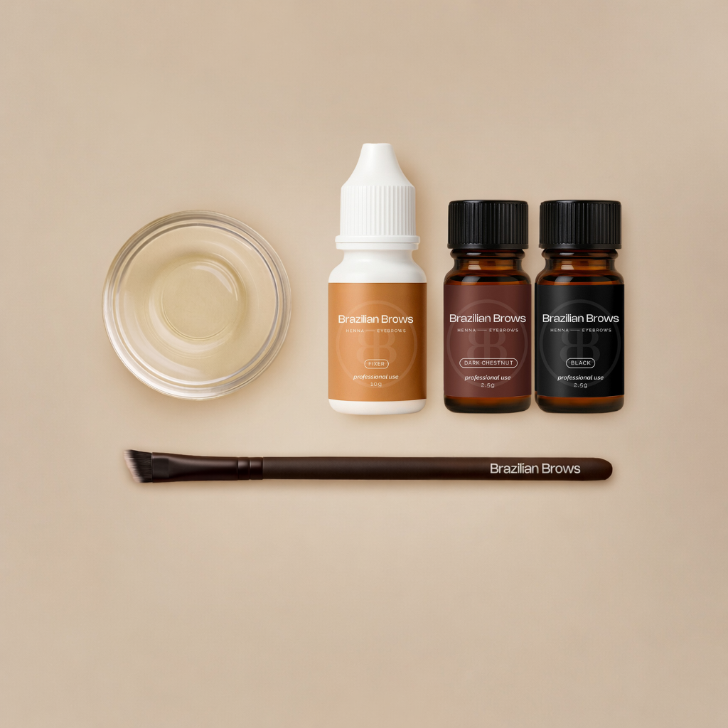 Ögonbrynshenna startkit (±70 kunder)